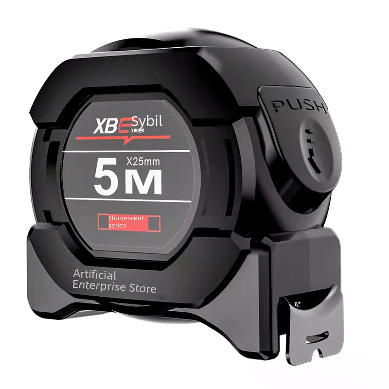 High-Precision Self-Locking Fluorescent Tape Measure
