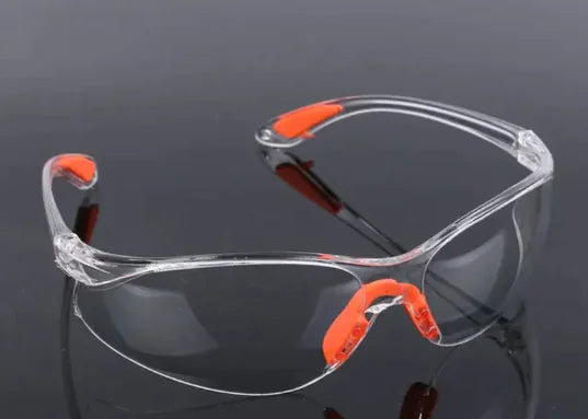 Safety Glasses - Anti-Impact Clear Protective Goggles (One)