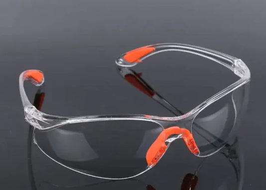 Safety Glasses - Anti-Impact Clear Protective Goggles (One)