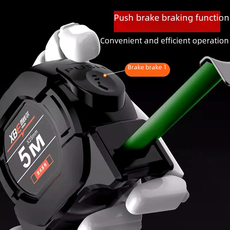 High-Precision Self-Locking Fluorescent Tape Measure