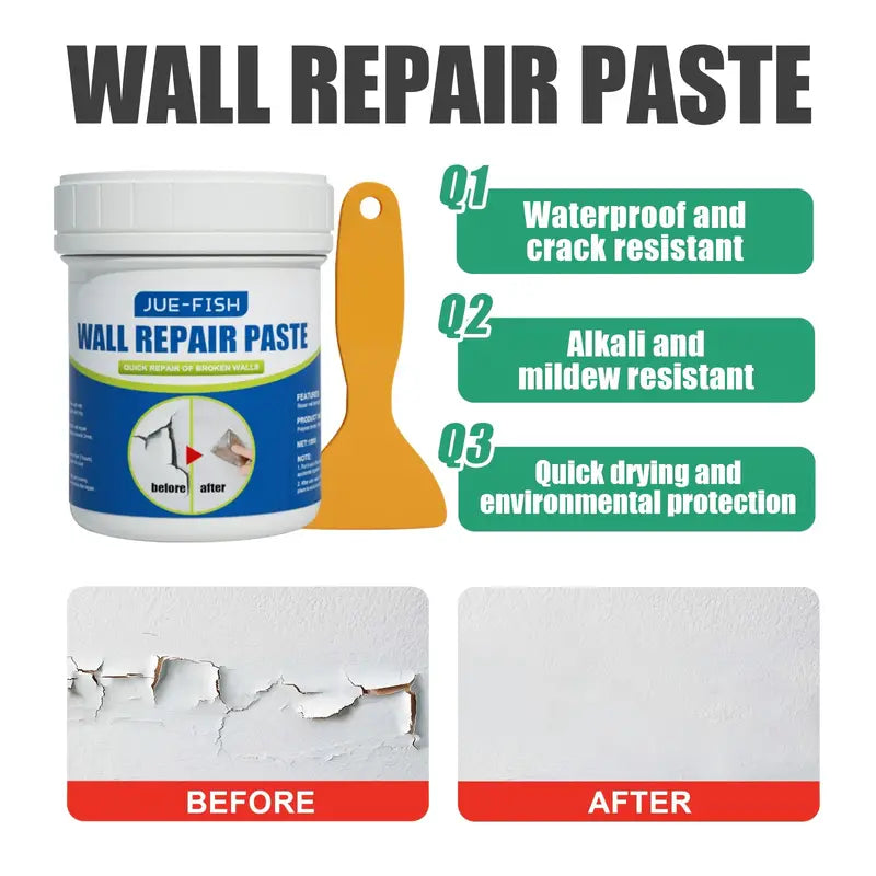 100g Wall Repair Paste for Quick Crack and Tile Fixes
